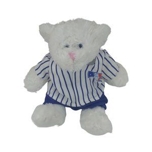 My Pawfect Bear White Bear Plush 13" W/Baseball Uniform Stuffed Animal